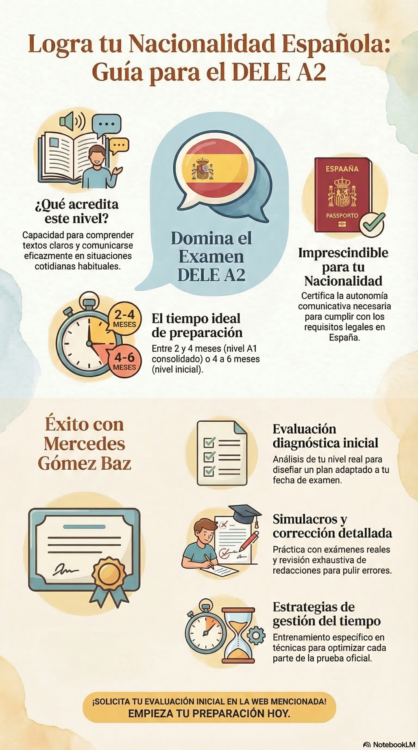 preparación DELE A2 online